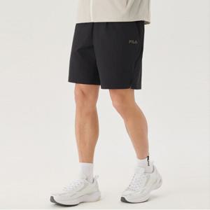 [휠라] 정상* 89,000원 경량 스트레치 소재 믹스 반바지(FS2TRG2206X_BLK)