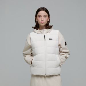 [택가 149,000] N244WDV920 여 헤론 구스다운 베스트 BEIGE