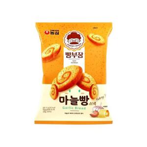 농심 빵부장 마늘빵 스낵 55g 16개