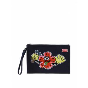 [KENZO] 여성 클러치 프린트 코튼 포셰트 FD55PM902F3476 Dark Blue /8