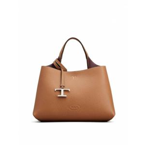 [TODS] 여성 토트 백 T 타임리스 마이크로 레더 핸드백 XBWAPAEL000QRI9P13 Brown /8