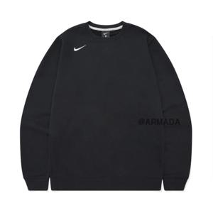 [나이키]나이키 835589 스우시 맨투맨 블랙