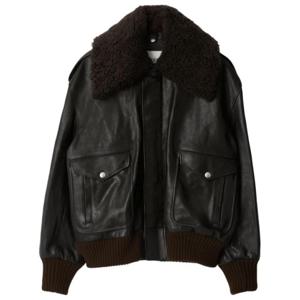 버버리 가죽 자켓 8077609 black