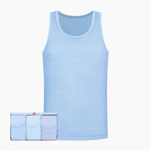 BYC 모시메리 순면 메쉬 남자 민소매 나시 런닝 3매세트 ECF3052
