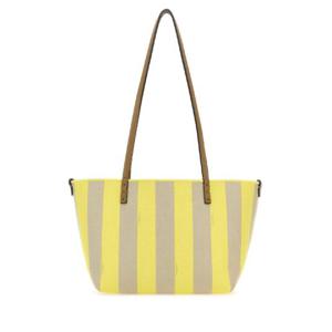 FENDI 자수 원단 스몰 롤 리버시블 쇼핑백 8BH424AS86 F1PIO