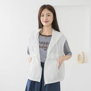 엄마옷 마담4060 키카후드바스락조끼 여름조끼 -ZVE2505005-