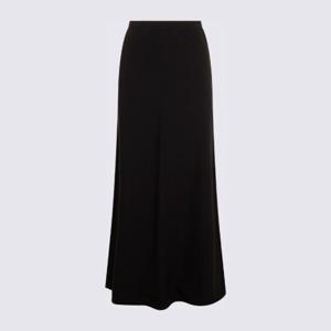 막스마라 블랙 플레어 헴 스커트 2521776011600 13073004