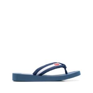 25 SS 겐조 로고 패치 스트라이프 플립플랍 FD55MU090F51 TP432546298