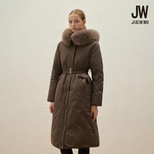 제이슨우 25Pre-winter 풀스킨 FoxFur 구스 롱 다운