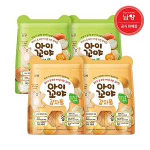 [남양유업]아이꼬야 아기과자 양파퐁 30g 2개 + 감자퐁30g 2개