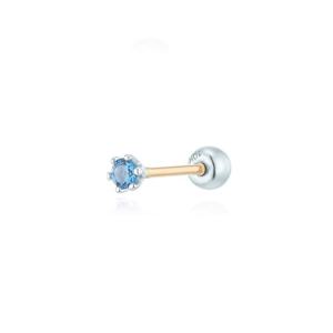 [GB] 블루 랩 다이아  2mm 10K 피어싱 LPTN1008D
