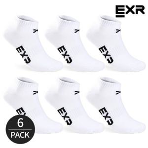 [EXR]EXR 남성 프론트 컬러로고 스니커즈 6P_WHBK