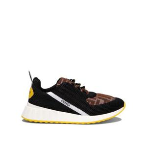 펜디 키즈 남아 블랙 Monogram 스니커즈 JMR442AM50F150H