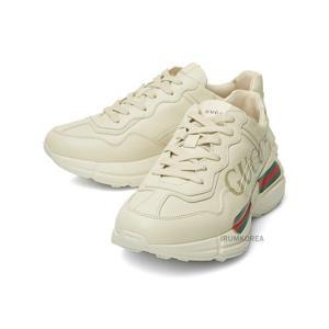 [구찌] FW24 남성 롸이톤 가죽 스니커즈 500877 DRW00 9522