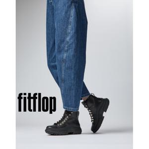 [핏플랍][와일더] 레더 여성 앵클 부츠 (블랙)(FFSO4F707)