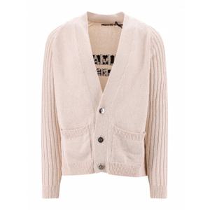 [BALMAIN] 남성 가디건 코튼 블렌드 위드 백 로고 AH0KL004KD98GAU 베이지 /8