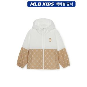 MLB키즈 다이아 모노그램 경량 바람막이 점퍼 (7AWJMD65343BGS)