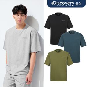 [디스커버리] 프레시벤트 워시드 남성 경량 트레이닝 반팔 티셔츠 4종 택1  DMTR65053-SET