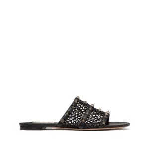발렌티노 가라바니 뮬 슬리퍼 4W0S0Q67TPZ0NO Black