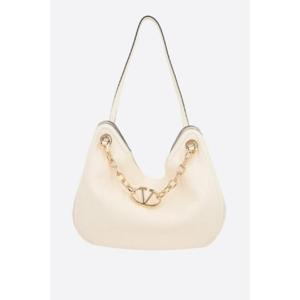 VALENTINO GARAVANI VLogo Gate grainy leather hobo bag 4W2B0N09JDK098