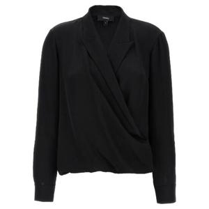 THEORY & 39 PK 라벨 랩& 39  블라우스 O1102503001
