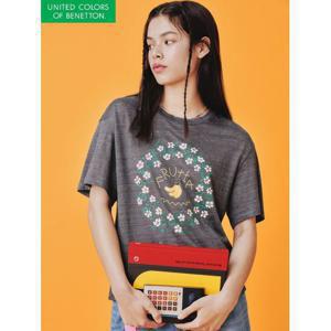 [베네통]커스틴 티셔츠_BATSA8531