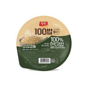 동원 양반 100밥 100% 현미밥 130g 24개