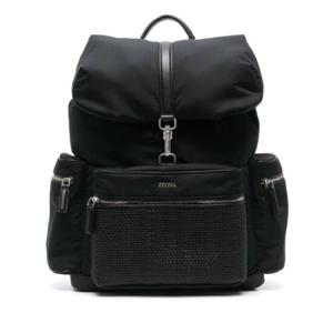 25 SS Zegna 우븐 패널 백팩 LHGRPC1899Z TP432511946