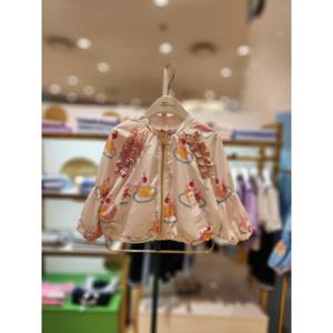[티파니 5] 핑크드래곤 아이보리쇼트케익패턴점퍼 (P52DAJ010)