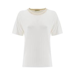 빠니깔레 반팔 티셔츠 D321601G 32D36B 0205 CREAM ROPE