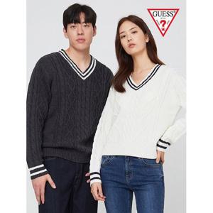 [게스]V넥 스웨터 풀오버 MM4S1691