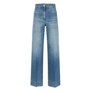 빅토리아 베컴 데님 팬츠 1325DJE005218S R WASHED BLUE Blue