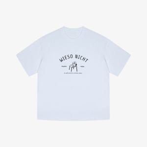 [지이크]S/S 지이크X데스툴 프린팅 오버핏 반팔 티셔츠 PII8110