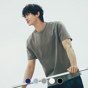 지오다노 025538 슬럽 헨리넥 반팔 티셔츠 01025538