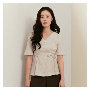 [꼼빠니아][꼼빠니아]스칼럽 블라우스-CU23RB1801340A