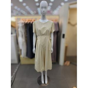 [플라스틱아일랜드]볼륨소매 반팔 롱 원피스 PR2WO063