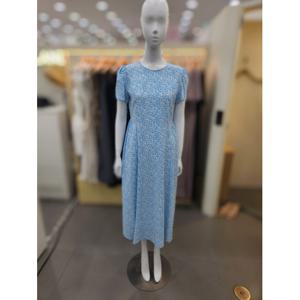 [플라스틱아일랜드]소매볼륨 라운드넥 원피스 PQ2WO584
