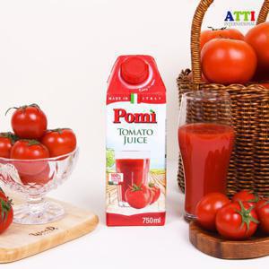 포미 착즙 100% 첨가물 없는 이탈리아산 토마토주스 750ml x 6개