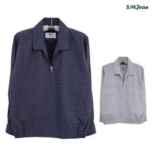 SMJ1123 어르신 카라 점퍼 할아버지 린넨st. 점퍼 여름 점퍼