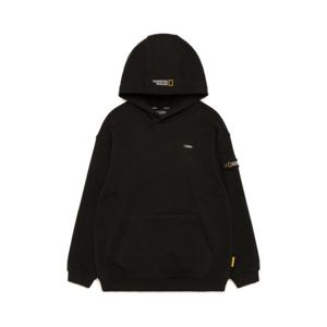 [내셔널지오그래픽 키즈] K233UHD930 컨셉 그래픽 후드티 CARBONBLACK