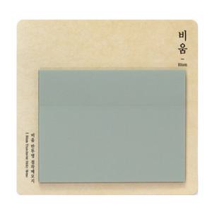 3000 비움 반투명 점착 메모 (100x75) 접착메모지 붙이는