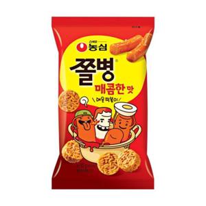 [농심] 농심 쫄병스낵 매콤한맛 82g x 30개