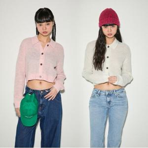 [공식][타미진스]싱글 칼라 루즈 텐션 가디건 2종 택1(T32E0KCD1