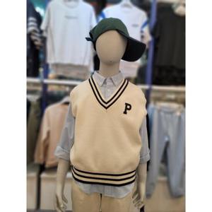 폴햄키즈 세이브존03 폴햄키즈 R/N/PBT 브이넥 베스트 LSMPKE5ES3010IV