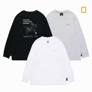 내셔널지오그래픽키즈  (K251UTS210) 어드벤쳐 긴팔 싱글 티셔츠