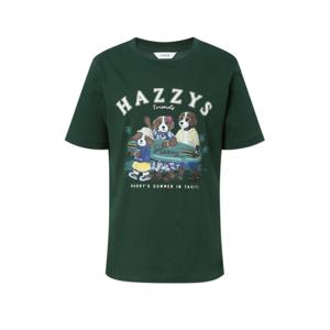 헤지스 여성 25SS 시즌오프HAZZYS HARRY 패밀리해리 그래픽 티셔츠 그린 HSTS5B207E2