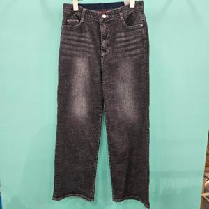 데스틸 HC07 블랙청워싱일자세미와이드데님팬츠 D2513PT03