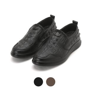 [파파브로] 크록스타일 비건 레더 워커 WW-SE-HDH111