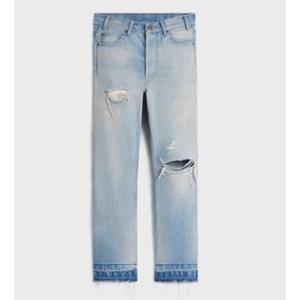 셀린느 데님 팬츠 2N7850 33SCAU3 Eastside distressed