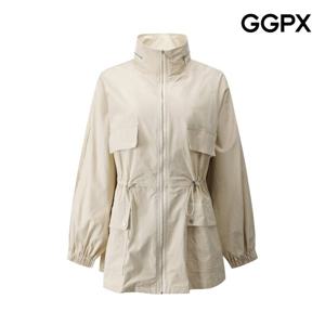 [GGPX] 하이넥 스트링 야상 점퍼 (GP4JP004F)
